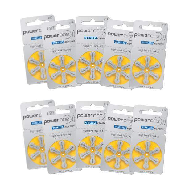 Power One Hearing Aid Batteries Size 10 Pack of 60-HearingDirect-brand_Power One,price_$10 - $19.99,size_Size 10,type_Pack of 60