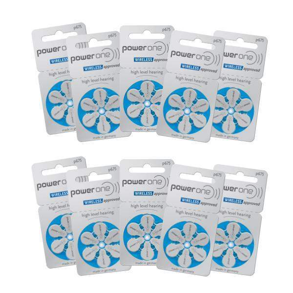 Power One Hearing Aid Batteries Size 675 Pack of 60-HearingDirect-brand_Power One,price_$10 - $19.99,size_Size 675,type_Pack of 60