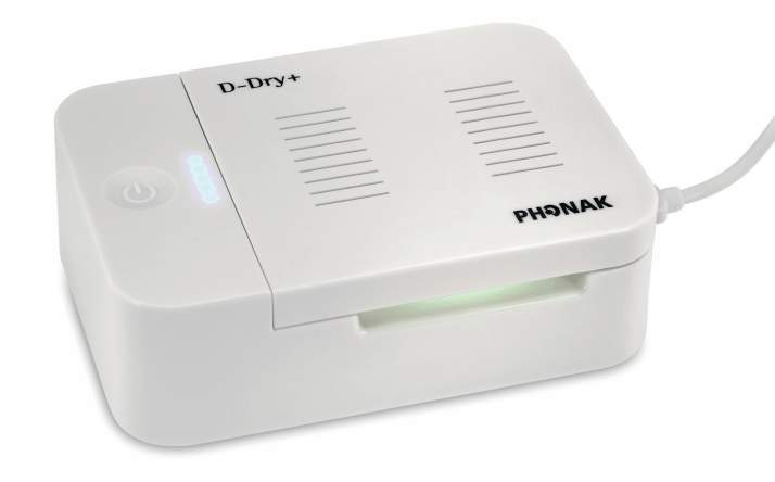 Phonak D-Dry+-HearingDirect-brand_Phonak,Hearing Aid Dry Boxes,type_Cleaning and hygiene,type_Dehumidifier