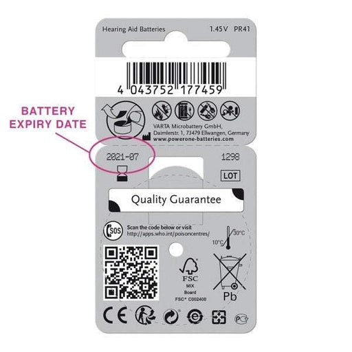 Power One Hearing Aid Batteries Size 10 Pack of 120 & Battery Caddy-HearingDirect-brand_Power One,price_$30 - $39.99,size_Size 10,type_Pack of 120