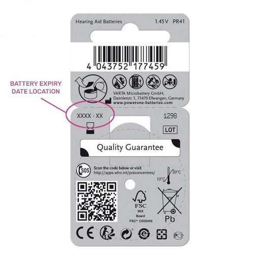 Power One Hearing Aid Batteries Size 312 Pack of 120 & Battery Caddy-HearingDirect-brand_Power One,price_$30 - $39.99,size_Size 312,type_Pack of 120
