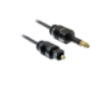 Toslink Cable 100cm, 3.5mm Black
