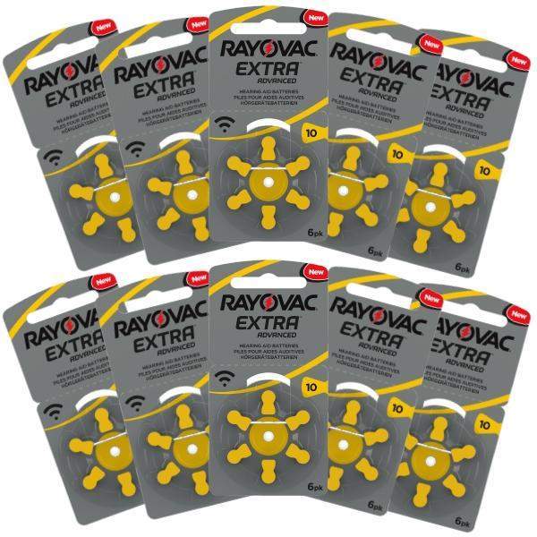 Rayovac Hearing Aid Batteries Size 10 Pack of 60-HearingDirect-brand_Rayovac,price_$10 - $19.99,size_Size 10,type_Pack of 60