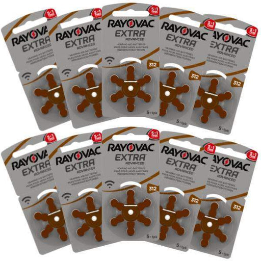 Rayovac Hearing Aid Batteries Size 312 Pack of 60-HearingDirect-brand_Rayovac,price_$10 - $19.99,size_Size 312,type_Pack of 60